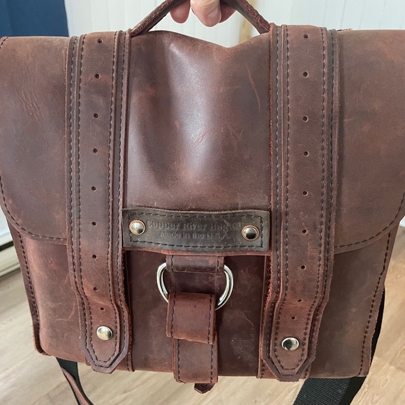 Genuine Leather Copper River Bag Co. Camera Bag, Handmade in America - Picture 1 of 2